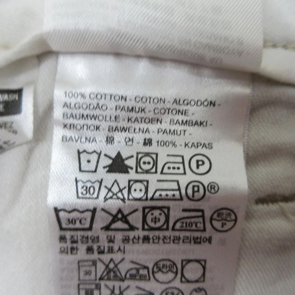 Levis Cargo Shorts Mens 34x11‎ Beige 100% Cotton Canvas Utility Hiking Outdoor